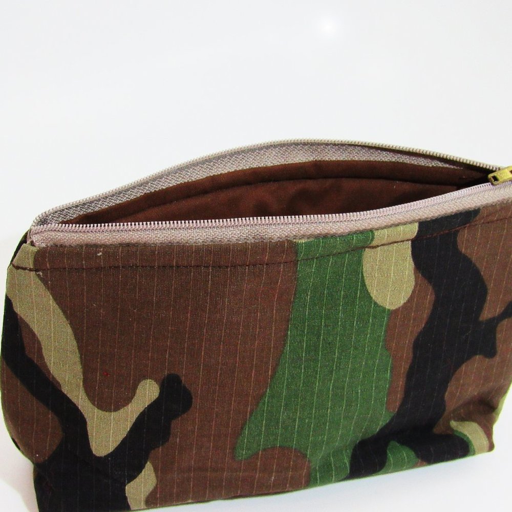 Camo Cosmetic Bag